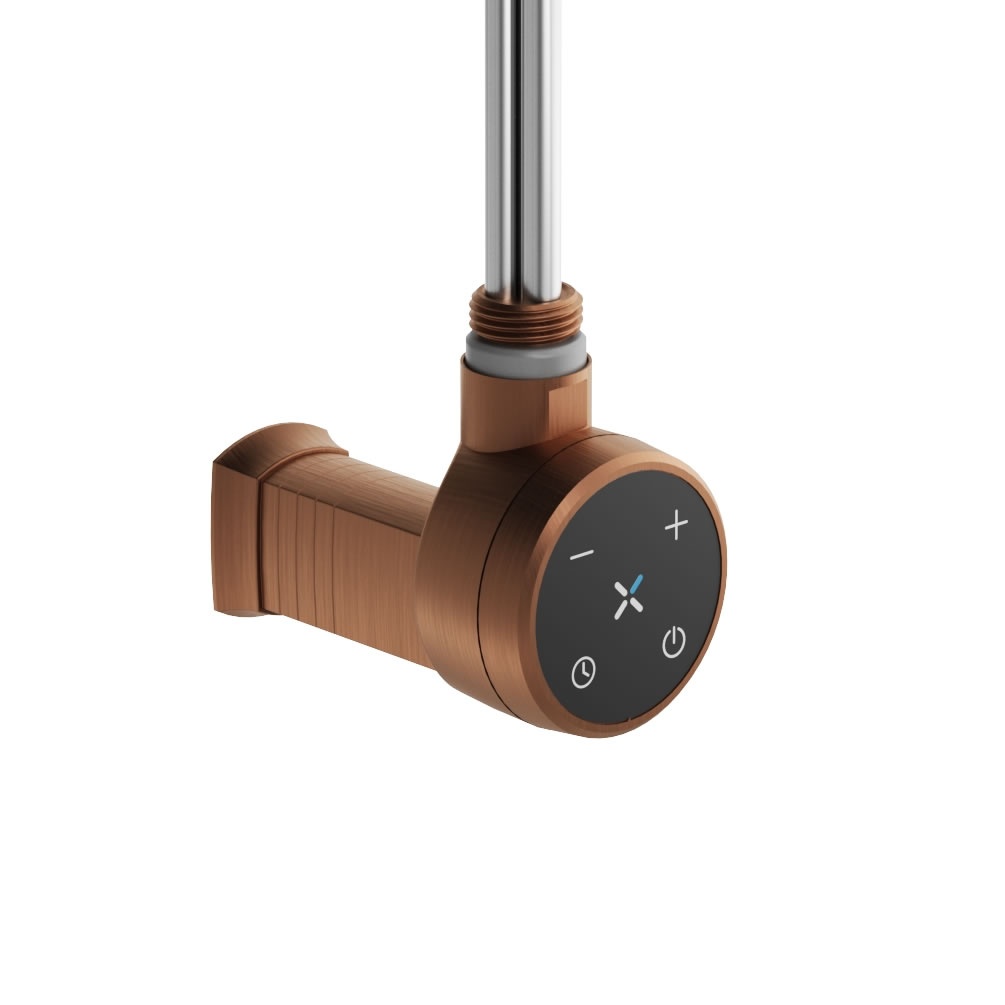 Cutout image of Crosswater Brushed Bronze Electric Radiator Element